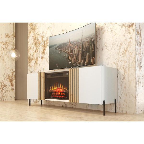 Ebern Designs Latorrance TV Stand for TVs up to 58" with Fireplace